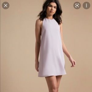 TOBI lavender low back shift mini dress
